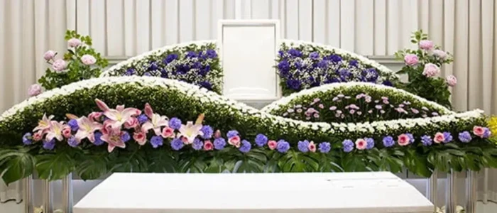 すいこうしゃ　斎場ホール　フラワーロードで葬儀を行なった写真