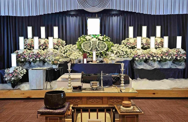 円心合同会社で葬儀を行なった写真