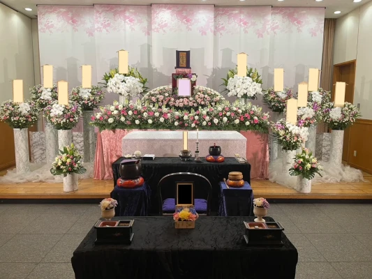 花彩典　城南ライフホールで葬儀を行なった写真