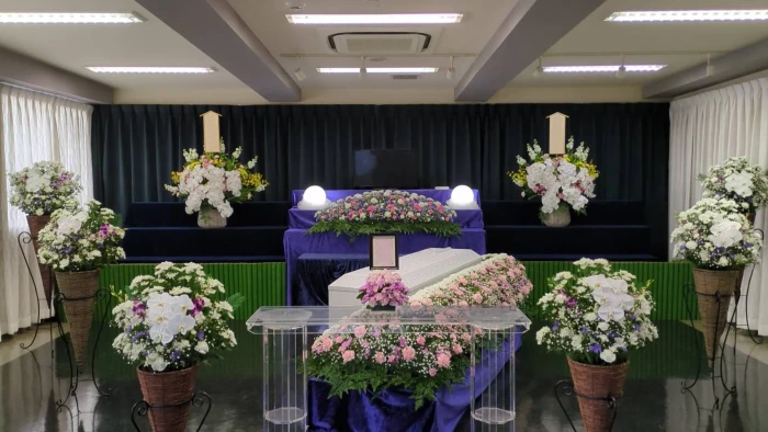 花彩典　城南ライフホールで葬儀を行なった写真