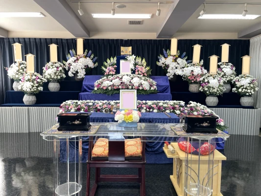 花彩典　城南ライフホールで葬儀を行なった写真