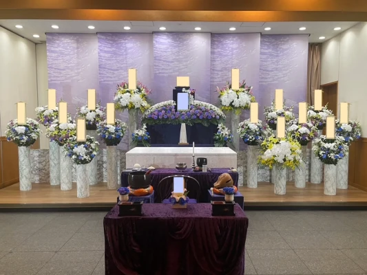 花彩典　城南ライフホールで葬儀を行なった写真