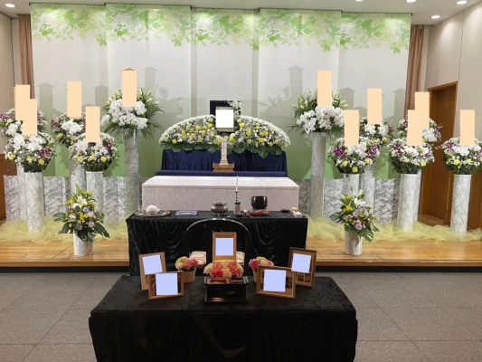 花彩典　城南ライフホールで葬儀を行なった写真