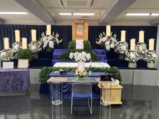 花彩典　城南ライフホールで葬儀を行なった写真