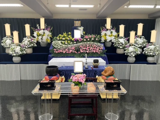 花彩典　城南ライフホールで葬儀を行なった写真