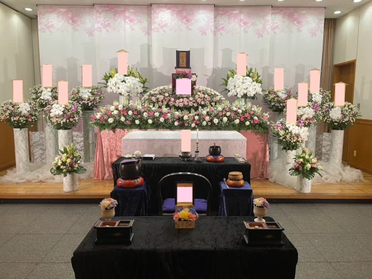 花彩典　城南ライフホールで葬儀を行なった写真