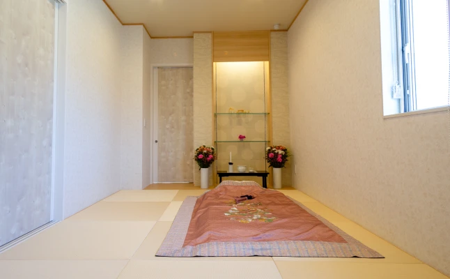 家族葬邸宅みつわ　浅科中佐都店で葬儀を行なった写真