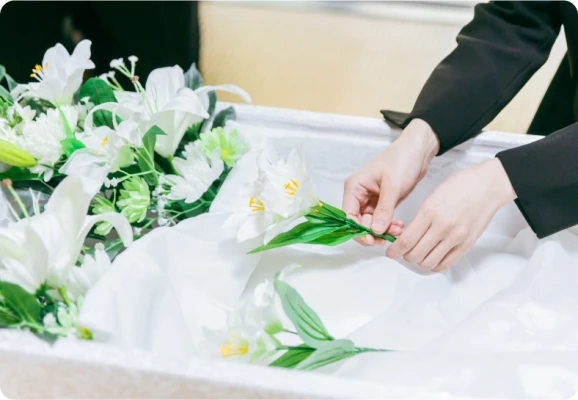 神奈川直葬センターで葬儀を行なった写真