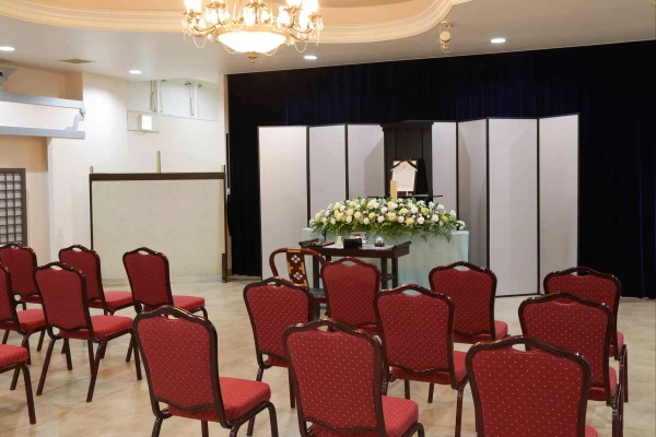 寝屋川市仁和寺町ホールで葬儀を行なった写真