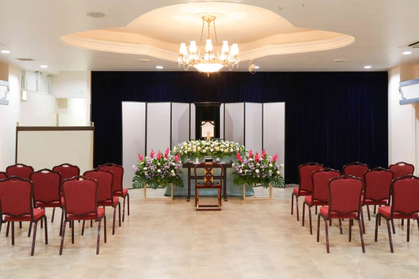 寝屋川市仁和寺町ホールで葬儀を行なった写真