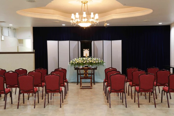 寝屋川市仁和寺町ホールで葬儀を行なった写真