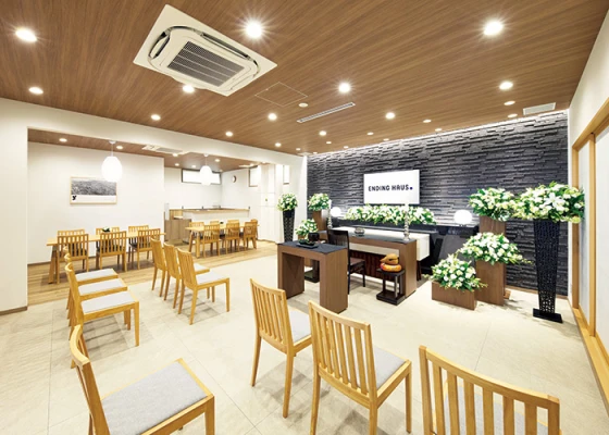 公益社　エンディングハウス市川行徳で葬儀を行なった写真