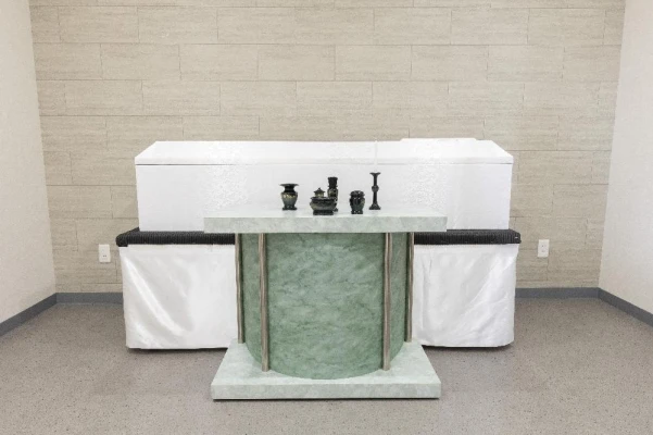 イートホール磯壁 エンセレモニーで葬儀を行なった写真