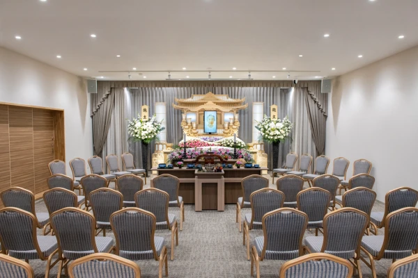 高崎吉井メモリードホールで葬儀を行なった写真