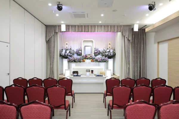 高崎北メモリードホールで葬儀を行なった写真