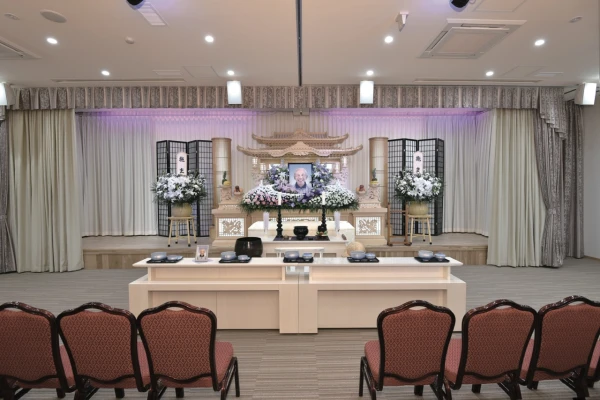 高崎北メモリードホールで葬儀を行なった写真