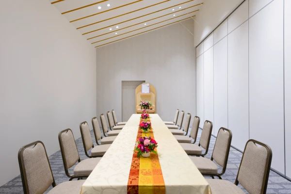館林メモリードホールで葬儀を行なった写真