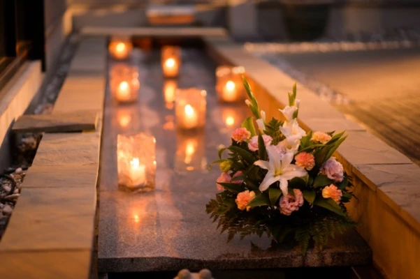 館林メモリードホールで葬儀を行なった写真