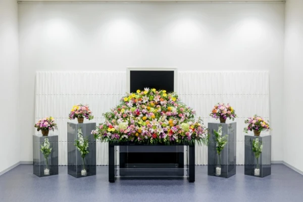 館林メモリードホールで葬儀を行なった写真