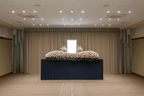 館林メモリードホールで葬儀を行なった写真