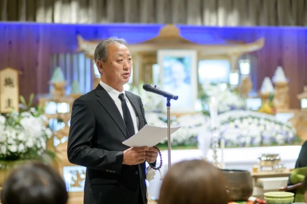 川越メモリードホールで葬儀を行なった写真