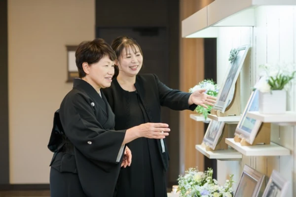 川越メモリードホールで葬儀を行なった写真