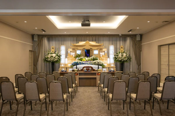 太田東別所メモリードホールで葬儀を行なった写真