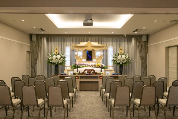 太田東別所メモリードホールで葬儀を行なった写真