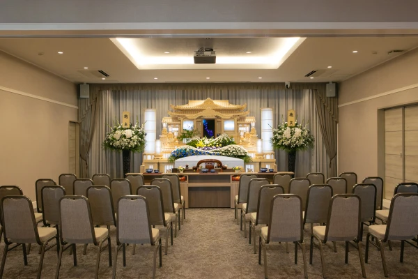 太田東別所メモリードホールで葬儀を行なった写真