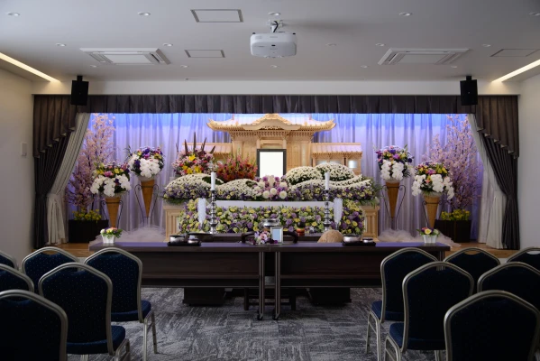 北坂戸メモリードホールで葬儀を行なった写真