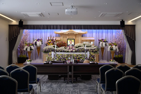 北坂戸メモリードホールで葬儀を行なった写真