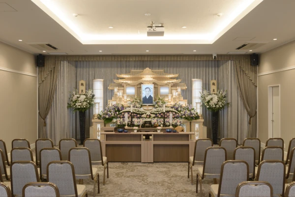伊勢崎境メモリードホールで葬儀を行なった写真