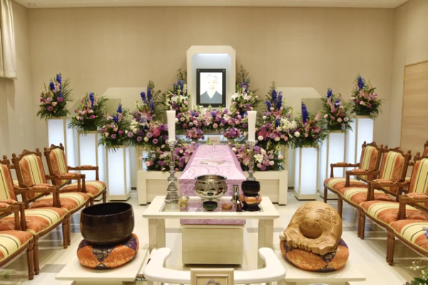 メモリード高崎飯塚会館で葬儀を行なった写真