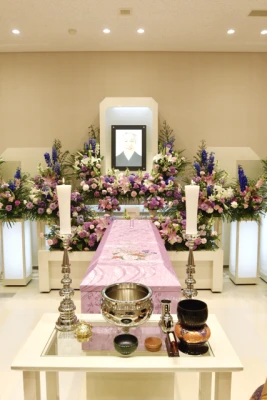 メモリード高崎飯塚会館で葬儀を行なった写真