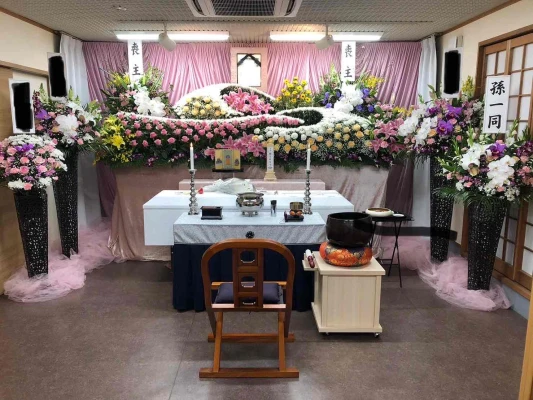 にじのわ想祭で葬儀を行なった写真