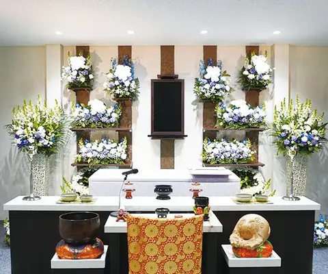 たまのや(たまはし もとみや斎場 家族葬ホール)で葬儀を行なった写真