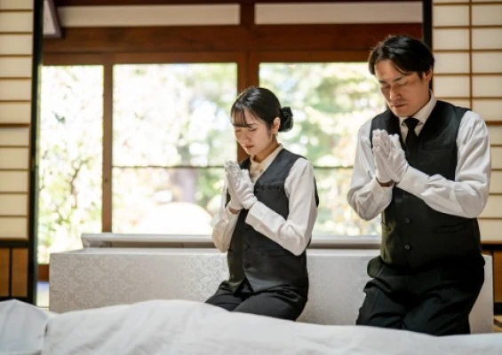 熊谷市小さい葬儀受付センターで葬儀を行なった写真