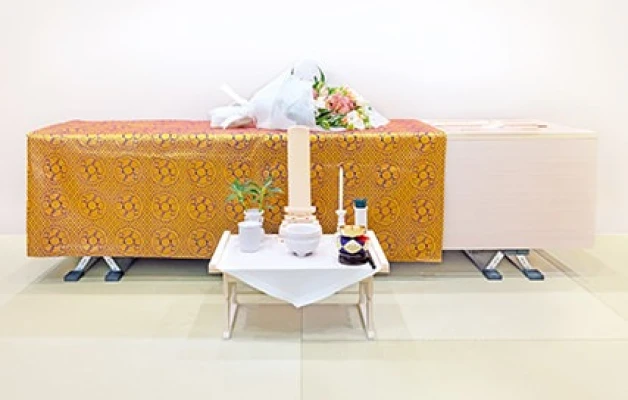 小さなお葬式 堺東湊ホールで葬儀を行なった写真