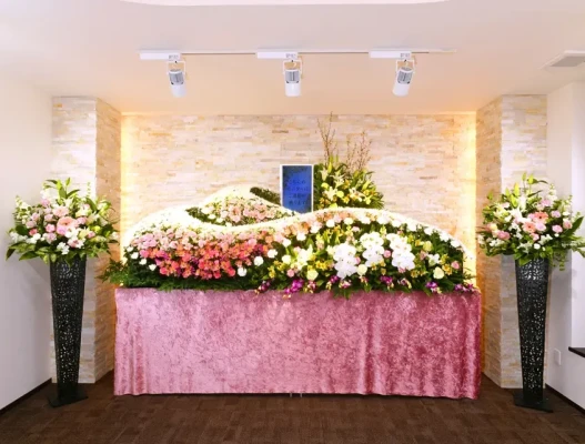 家族葬のアートゆりのき橋で葬儀を行なった写真