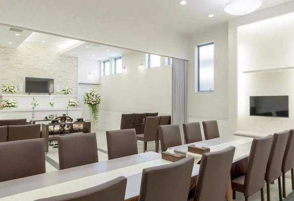 家族葬式場　小さな森の家　浦和美園会館で葬儀を行なった写真