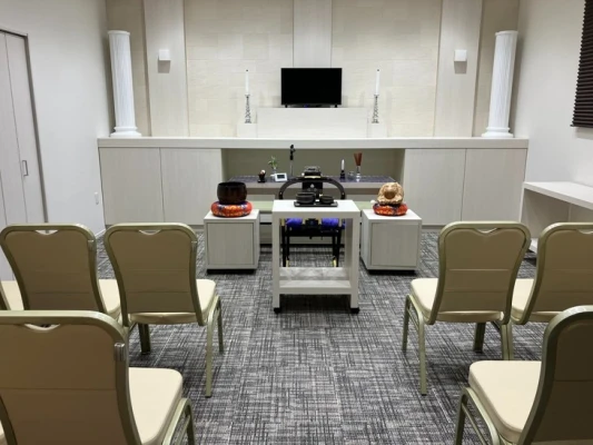 小さなお葬式 西宮能登町ホールで葬儀を行なった写真