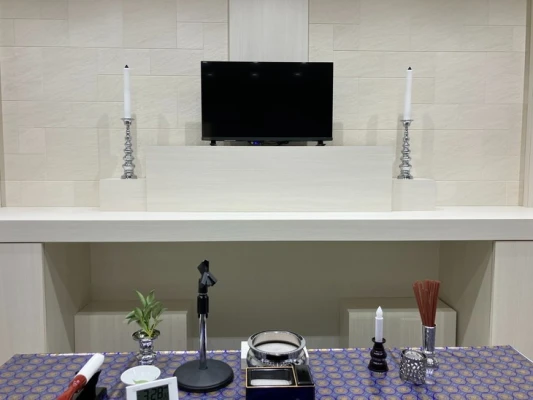 小さなお葬式 西宮能登町ホールで葬儀を行なった写真