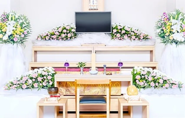 小さなお葬式 新潟山木戸ホールで葬儀を行なった写真