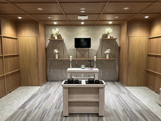 ラステル鶴見で葬儀を行なった写真