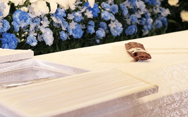 天国社(和白会館)で葬儀を行なった写真