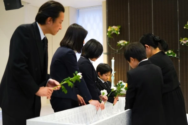 天国社(和白会館)で葬儀を行なった写真