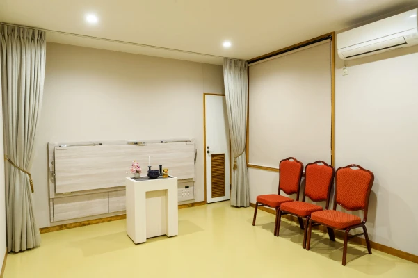 自由に家族葬 前橋斎場前で葬儀を行なった写真