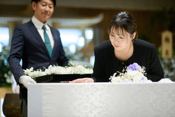 自由に家族葬　川越で葬儀を行なった写真