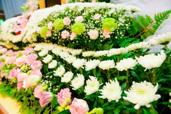 自由に家族葬　府中で葬儀を行なった写真