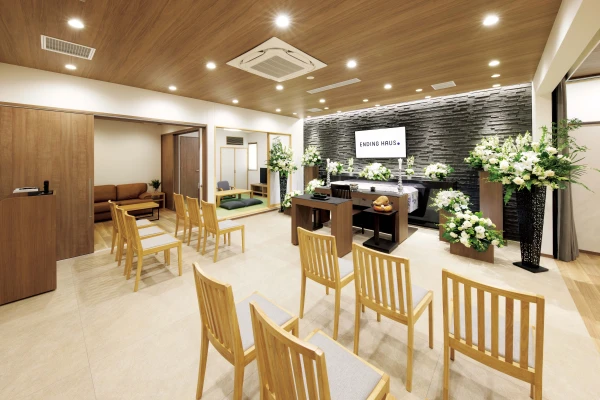 公益社　エンディングハウス 花園で葬儀を行なった写真